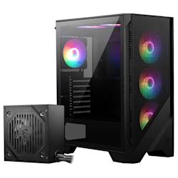 PC кутия и захранване от серията MAG™ на MSI, MAG FORGE 120A AIRFLOW (със закалено стъкло и 6x 120mm auto-RGB вентилатора) и MAG A650BNL (650W)!