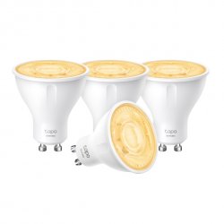 Умни dimmable крушки (GU10, тип Smart Spotlight) с топла светлина и яркост 350 lumens! Управлението се осъществява чрез Tapo app!