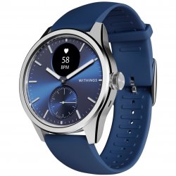 Със стилен дизайн, усъвършенствани сензори, 5ATM водоустойчивост, софтуер HealthSense™ OS 3 и Bluetooth® Low Energy, хибридният smart часовник Withings се грижи за твоето здраве!
