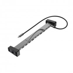 Мултифункционална USB-C докинг станция с 12 порта! Поддържа 4K@60Hz, Power Delivery до 100W и предлага широка гама от USB-A, USB-C, HDMI, LAN и аудио портове – идеално решение за работна станция у дома или в офиса!