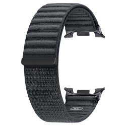 Каишка Fabric Graphite, за да промениш стила на своя Samsung Galaxy Watch 8/8 Classic! Проектирана да приляга удобно и сигурно на китката ти!
