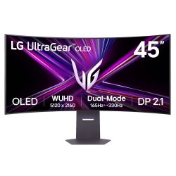 Извитият (800R) OLED 5K2K LG UltraGear™ 45GX950A-B е мощен gaming монитор с честота на опресняване 165Hz, Dual Mode и функции, които ще ти дадат значително предимство!
