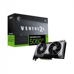 Видеокартата на MSI е предназначена за геймъри и творци! GeForce® RTX™ 5060 Ti разполага с 4608 CUDA™ ядра и 16GB GDDR7 памет!