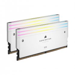 Memory kit 32GB (2x 16GB) от серията CORSAIR DOMINATOR® TITANIUM RGB DDR5 със скорост 6400MT/s за невероятна производителност на твоята система и впечатляваща визия!
