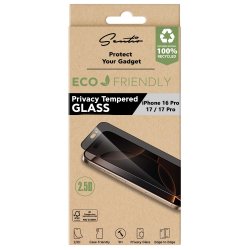 Стъкло Sentio 2.5D за защита на iPhone 16 Pro / 17 / 17 Pro! С anti-shatter технология и напълно прозрачно, за да използваш смартфона си комфортно!