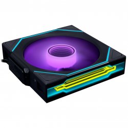 Вентилатор за компютърна кутия, който комбинира минимално окабеляване и силен ARGB ефект с infinity mirror дизайн!