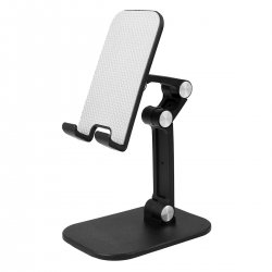 Стабилна и стилна стойка за мобилен телефон Sentio с регулируем ъгъл и сгъваем дизайн, идеална за комфортна употреба в офиса, у дома или в движение!
