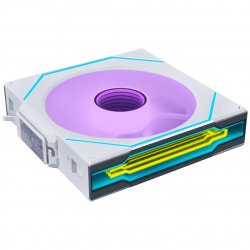 Вентилатор за компютърна кутия, който комбинира минимално окабеляване и силен ARGB ефект с infinity mirror дизайн!