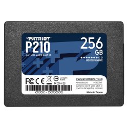 SATA III P210 SSD 2.5" на Patriot с капацитет 256GB и поддръжка на скорости на четене и запис съответно 500MB/s и 400MB/s!