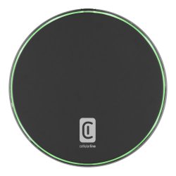 Безжично зарядно, което позволява зареждането на смартфони, съвместими с безжичното зареждане Qi!