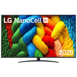 Наслаждавай се на ясни цветове с истинска 4K резолюция и зашеметяваща детайлност с технологията LG NanoCell на серията LG NANO81!