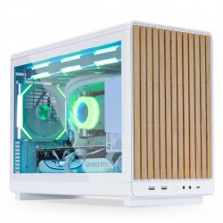 Компактна, стилна Micro-ATX кутия с дървена декорация, закалено стъкло и отлична съвместимост с мощни компоненти!