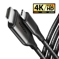 Активен конвертор за свързване на HDMI устройства към USB-C изход! Поддържа 4K/60Hz и HDR 10 bit.
