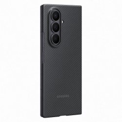 Калъф Carbon Shield за Samsung Fold 7. Изработен е от твърда пластмаса, за да издържи във времето и осигурява максимална защита от прах и драскотини!
