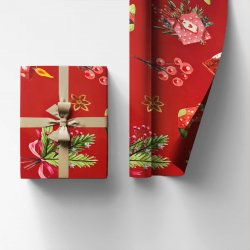 Придай на подаръците си допълнителен блясък! Червената опаковъчна хартия Sentio превръща всяка опаковка в празничен акцент, като предоставя елегантност и коледна магия!