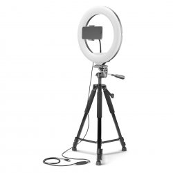 LED пръстен със статив, който може да бъде удължен до 1.4m височина!