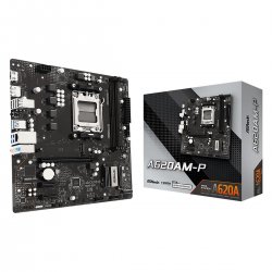 С AMD® A620A Chipset за процесори AMD Ryzen™ 9000, 8000 и 7000-series! Поддържа памет DDR5 DRAM до 64GB и разполага с 3 слота M.2 (единият е Key E), 1 слот PCIe 4.0 x16 и 2 слота PCIe 3.0 x1!