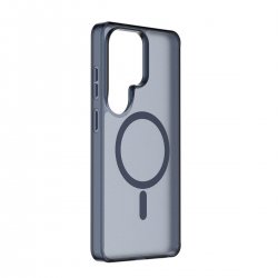 Frosty MAG калъфът за Samsung Galaxy S26 Ultra в син цвят съчетава модерен матов дизайн, надеждна защита и вградена магнитна технология!